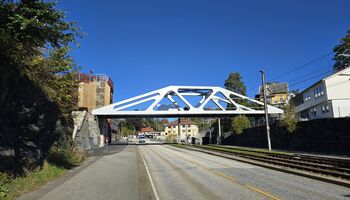 Die Paradis Brücke In Bergen, Norwegen